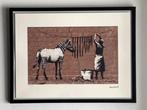 BANKSY : lithografie met certificaat, Ophalen of Verzenden