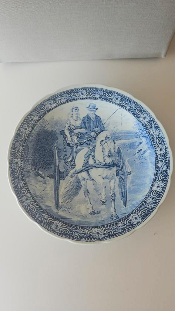 Delfts Blauw Bord P. Regout & Co. Antiek, Antiek en Kunst, Antiek | Schalen, Ophalen