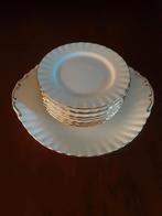 Royal Albert gebaksstel met 10 bordjes van Val d'or, Antiek en Kunst, Ophalen of Verzenden