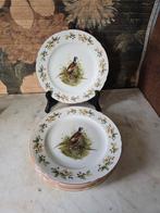 Set ontbijtborden jachtservies seltmann weiden bavaria, Antiek en Kunst, Antiek | Servies los, Ophalen of Verzenden