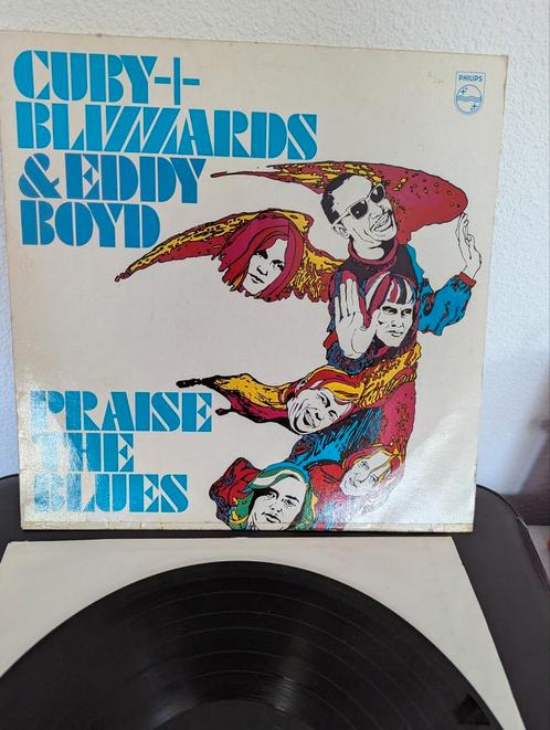 Cuby + Blizzards &Eddy Boyd - Praise The Blues ( lp), Cd's en Dvd's, Vinyl | Jazz en Blues, Zo goed als nieuw, Blues, 1960 tot 1980