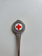 lepeltje Rode kruis met porselein  Inter Caritas Arma, Ophalen of Verzenden