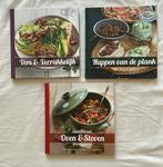 7 kookboeken, 5 nieuw en ongebruikt, samen €10 of teab, Ophalen, Zo goed als nieuw