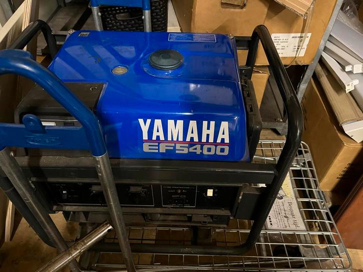 Yamaha EF5400 Generator - Betrouwbaar!, Doe-het-zelf en Verbouw, Aggregaten, Gebruikt, Benzine, 5 tot 10 kVA, Elektrisch startend