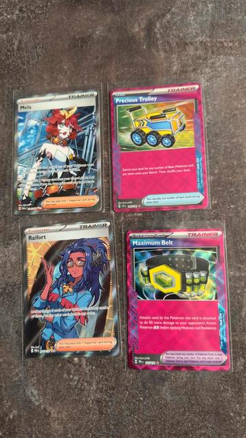 Pokémon Kaarten Set - Mela, Raifort, Trolley, Belt beschikbaar voor biedingen