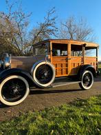 Zeldzame A Ford Woody uit 1928, eye catcher, verzamelobject!, Auto's, Achterwielaandrijving, Zwart, Overige carrosserieën, Bruin
