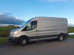 Ford Transit L3H2 zilvergrijs 2018 Tdci 131pk, Auto's, Bestelauto's, Voorwielaandrijving, 1995 cc, Euro 6, 4 cilinders