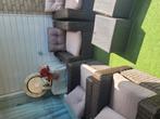 Loungeset 6 stoelen inc. kussen., Tuin en Terras, Ophalen of Verzenden, Zo goed als nieuw, Kunststof