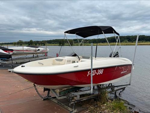 Bayliner Element E5 2016 Mercury 40pk 4takt inc trailer, Watersport en Boten, Speedboten, Gebruikt, 3 tot 6 meter, Benzine, Minder dan 70 pk