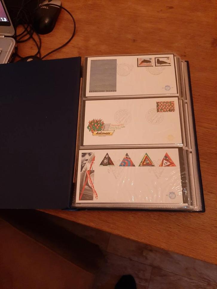 Eerstedag FDC Enveloppen + Map, Postzegels en Munten, Postzegels | Eerstedagenveloppen, Beschreven, Nederland, Ophalen of Verzenden