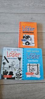 Het Leven van een Loser - 3 Boeken, Ophalen of Verzenden, Gelezen, Jeff Kinney, Fictie algemeen