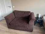 Loveseat bruin rib gratis ophalen, Ophalen, Gebruikt, Eenpersoons, 75 tot 100 cm