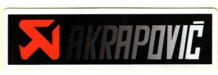 Akrapovic sticker #9, Motoren, Accessoires | Stickers, Ophalen of Verzenden
