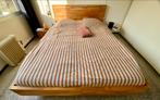 TEAB: Prachtig Teak Houten Bed Ombouw 160x210, Huis en Inrichting, Slaapkamer | Bedden, Ophalen, Gebruikt, Bruin, 210 cm