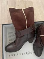 Grotesque leren laarzen maat 39, Ophalen of Verzenden, Zo goed als nieuw, Bruin, Hoge laarzen