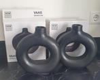 2 nieuwe keramische Donut vazen 20x5x21 (mag ook per stuk), Huis en Inrichting, Woonaccessoires | Vazen, Overige kleuren, Aardewerk of Porselein