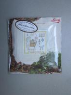 Lanarte origineel geboorte borduur telpatroon + restgaren, Ophalen of Verzenden, Zo goed als nieuw, Handborduren, Patroon