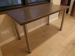 Composiete tafel, Huis en Inrichting, Tafels | Sidetables, Ophalen, 100 tot 150 cm, Zo goed als nieuw, Rechthoekig
