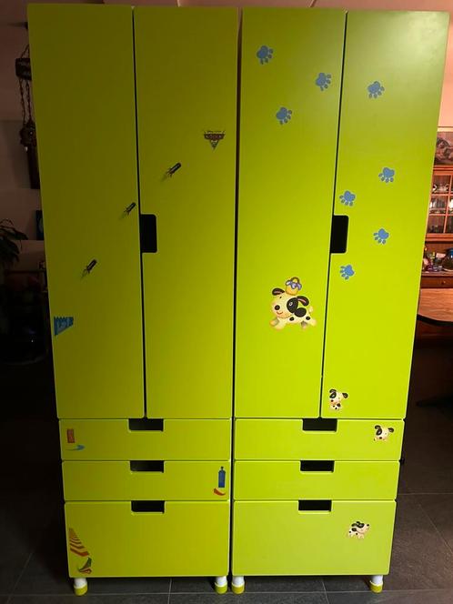 Degelijke ikea klerenkast model stuva, Kinderen en Baby's, Kinderkamer | Commodes en Kasten, Zo goed als nieuw, 105 cm of meer