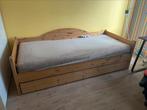 Mooi houten bed, Huis en Inrichting, Slaapkamer | Bedden, Ophalen, 90 cm, Eenpersoons, 210 cm