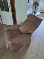 Himolla Lederen Relaxfauteuil - Handmatig Verstelbaar, Ophalen, 75 tot 100 cm, Zo goed als nieuw, 50 tot 75 cm