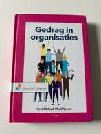 Gedrag in organisaties - Alblas & Wijsman - HBO, Ophalen of Verzenden, Gamma, Zo goed als nieuw, HBO