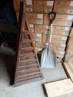 Koloniale hoekige kast met lades, Huis en Inrichting, Kasten | Dressoirs, Ophalen, Gebruikt, 100 tot 150 cm, Koloniaal