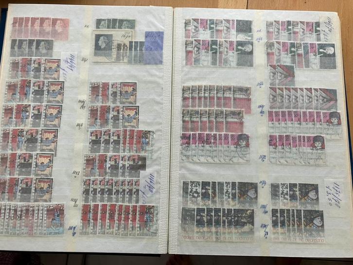 Nederland dik voorraadboek gestempeld vnl jaren 70/80/90, Postzegels en Munten, Postzegels | Volle albums en Verzamelingen, Nederland