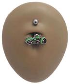 Navelpiercing met motor, Navelpiercing, Staal, Info@riannespiercingshop.nl, Hoogeveen