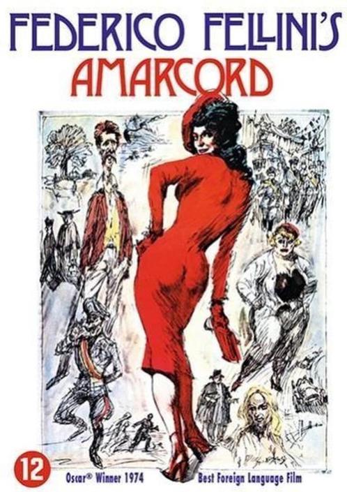 Amarcord - Federico Fellini - 1973, Cd's en Dvd's, Dvd's | Klassiekers, Zo goed als nieuw, Actie en Avontuur, 1960 tot 1980, Vanaf 12 jaar