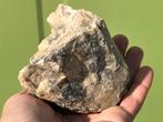 Rookkwarts in Veldspaat Zebradoriet ruw mineralen, Verzamelen, Mineralen en Fossielen, Ophalen of Verzenden, Mineraal
