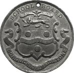 Verenigd Koninkrijk 'attendance' penning 1902 (zeldzaam), Ophalen of Verzenden, Overige materialen, Buitenland
