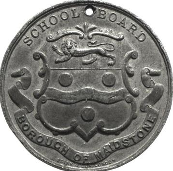Verenigd Koninkrijk 'attendance' penning 1902 (zeldzaam) beschikbaar voor biedingen