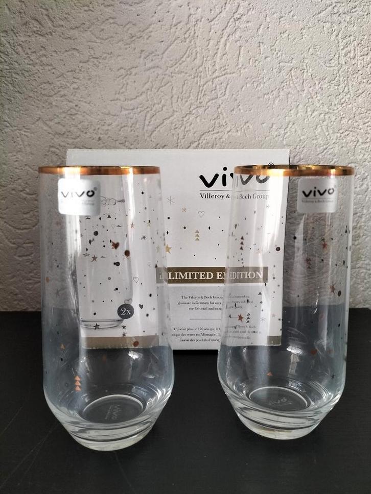 Villeroy Nieuwe kristallen glazen Limited Edition, Verzamelen, Glas en Borrelglaasjes, Nieuw, Overige typen, Ophalen of Verzenden