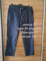 Yessica broek maat 50 stretch, Ophalen of Verzenden, Gedragen, Zwart, Broek of Spijkerbroek