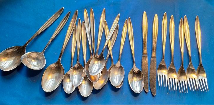 Keltum Fleuri Bestekset - 21 Delig, Antiek en Kunst, Antiek | Bestek, Ophalen of Verzenden