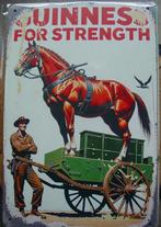 GUINNESS REKLAME -METAAL-, Ophalen of Verzenden, Gebruikt, Reclamebord, Plaat of Schild, Overige merken