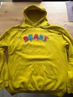 Mr. Beast(youtuber) Limited Gele Hooded sweater L, Ophalen of Verzenden, Gedragen, Maat 52/54 (L), Geel