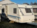 Caravan Hobby Excellent 495E - Fransbed/Voortent/Fietsenrek!, Caravans en Kamperen, Caravans, Kachel, Rondzit, Hobby, Lengtebed