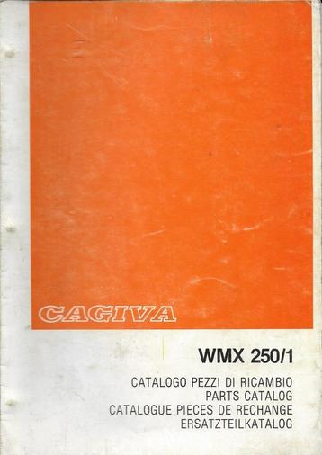 Cagiva WMX 250 onderdelenboek Parts List (7381z) beschikbaar voor biedingen