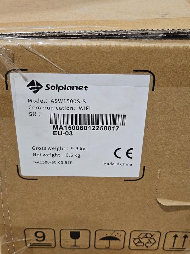 Omvormer Solplanet ASW1500S-S, Doe-het-zelf en Verbouw, Zonnepanelen en Toebehoren, Nieuw, Overige typen, Ophalen