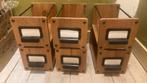 Opberg bakjes voor cd/ dvd (6 stuks), Cd's en Dvd's, Alle leeftijden, Ophalen of Verzenden, Zo goed als nieuw