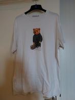 Wit T-shirt van Baron Filou met teddybeer print - Maat xxl, Maat 52/54 (L), Wit, Zo goed als nieuw, Daron Filou