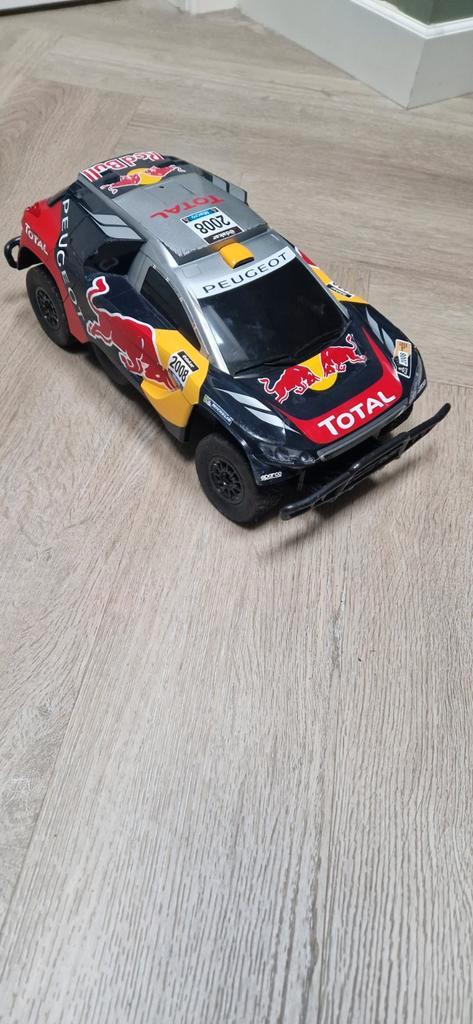 Radiografische Bestuurbare Auto Peugeot Red Bull, Hobby en Vrije tijd, Modelbouw | Radiografisch | Auto's, Gebruikt, Auto offroad