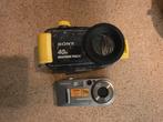 Sony Cybershot DSC-P9 met Onderwaterhuis, Ophalen of Verzenden, Gebruikt, 10 t/m 40 meter, Camera