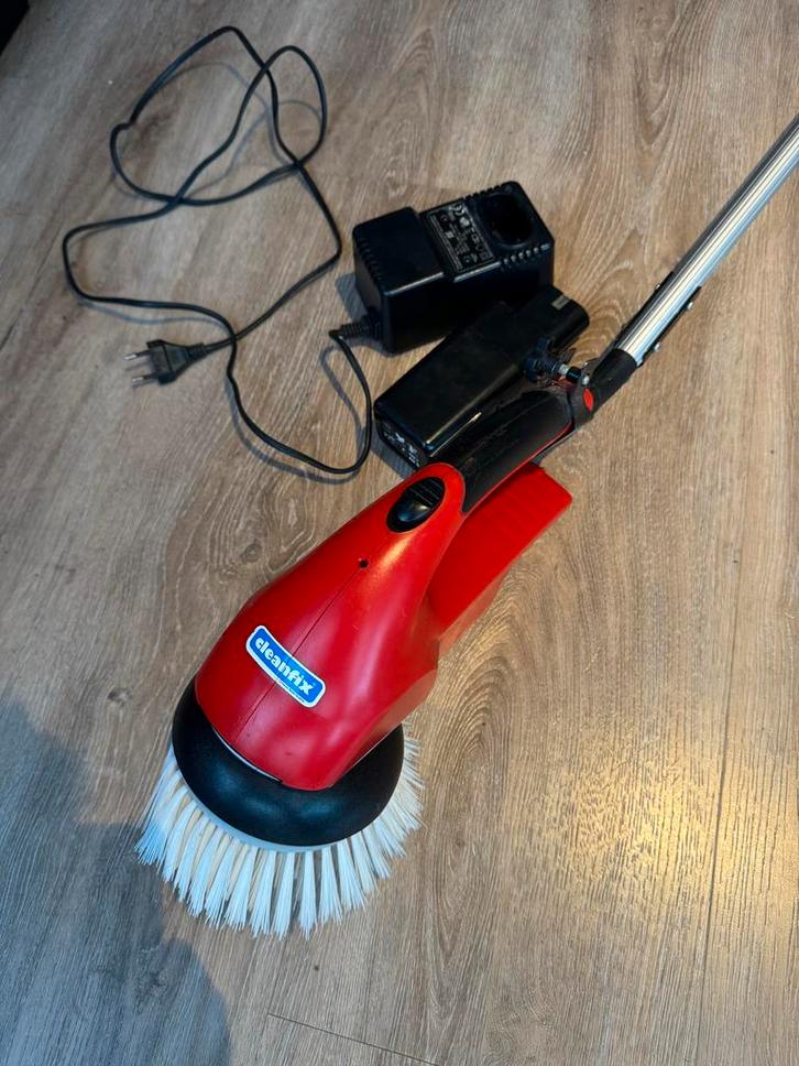 Elektrische Schrobber met Accu, Huis en Inrichting, Schoonmaakartikelen, Overige typen, Ophalen