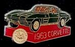 Corvette 1963 pin- zwart-rood, Verzenden, Nieuw, Transport, Speldje of Pin