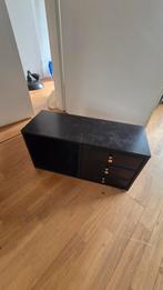 Zwart Kastje met Lades, Ophalen, Overige materialen, Minder dan 50 cm, Gebruikt