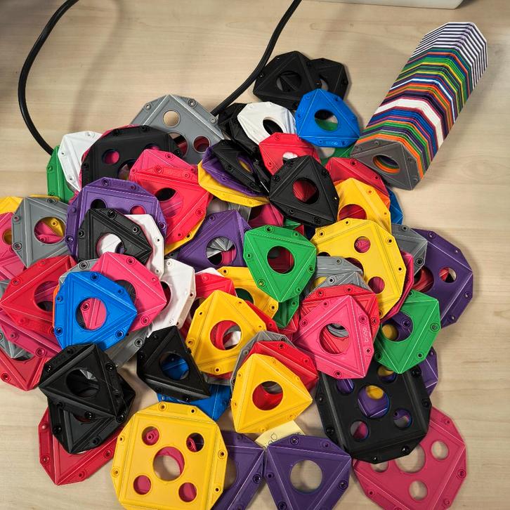 TRIQO bouw en klikelementen, Kinderen en Baby's, Speelgoed | Bouwstenen, Gebruikt, Ophalen of Verzenden