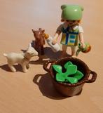 PLAYMOBIL MEISJE MET 2 GEITJES, Zo goed als nieuw, Ophalen